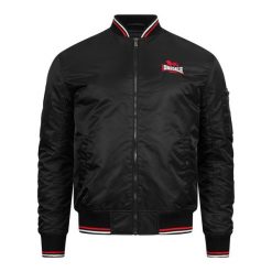 Kurtka Lonsdale Carey. Czarne kurtki treningowe męskie Lonsdale, xl, bez wzorów, z materiału. Za 511.00 zł.