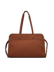 LOVE MOSCHINO Torebka JC4271PP0OKI0300 Brązowy. Brązowe torebki klasyczne damskie Love Moschino, bez wzorów, ze skóry, bez dodatków. Za 939.99 zł.