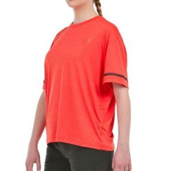 Bullpadel Elgar Short Sleeve T-shirt Woman. Czerwone t-shirty damskie bullpadel, bez wzorów, bez kołnierzyka. W wyprzedaży za 154.05 zł.