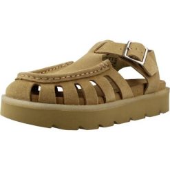 Sandały CLARKS MEADOW BUCKLE Jasnobrązowy. Brązowe obuwie trekkingowe damskie Clarks. Za 300.99 zł.