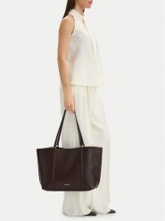 GINO ROSSI Torebka CEO-YANAY Brązowy ciemny. Brązowe torebki klasyczne damskie Gino Rossi, bez wzorów, ze skóry, bez dodatków. Za 279.99 zł.