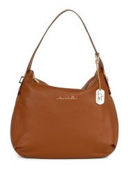 Anna Morellini Skórzana torebka "Armina" w kolorze jasnobrązowym - 35 x 31 x 7 cm rozmiar: onesize. Brązowe torebki klasyczne damskie Anna Morellini, bez wzorów, z materiału, bez dodatków. Za 304.99 zł.