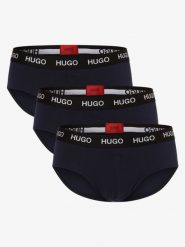 HUGO Slipy pakowane po 3 szt. Mężczyźni Bawełna niebieski, S. Niebieskie slipki męskie Hugo, bez wzorów, z bawełny. Za 219.95 zł.