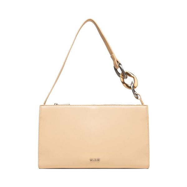 Torebka QUAZI. Żółte torebki klasyczne damskie QUAZI, bez wzorów, bez dodatków. Za 169.99 zł.