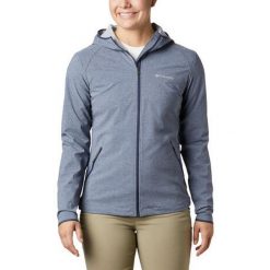 Kurtka trekkingowa damska Columbia Heather Canyon Softshell. Brązowe kurtki damskie Columbia, xs, bez wzorów, z softshellu, z kapturem. Za 608.00 zł.