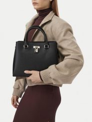 Nine West Torebka CEO-TRUE GRACE-LDA9866 Czarny. Czarne torebki klasyczne damskie Nine West, bez wzorów, ze skóry, bez dodatków. Za 299.99 zł.