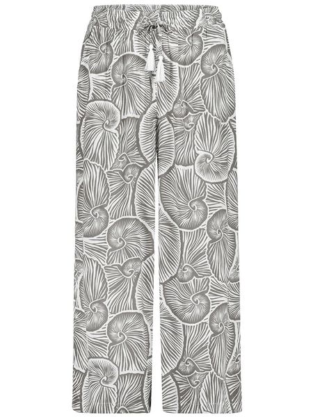 Sublevel Spodnie w kolorze szaro-białym rozmiar: XS. Białe spodnie materiałowe damskie Sublevel, bez wzorów, z materiału, klasyczne, z podwyższonym stanem. Za 78.47 zł.