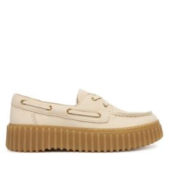 Półbuty Clarks. Półbuty damskie Clarks, bez wzorów, bez obcasa, na płaskiej podeszwie. Za 519.99 zł.