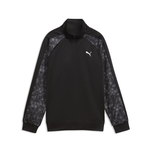 Młodzieżowa bluza z zamkiem 1/4 Train All Day Essentials PUMA. Czarna bluzy bez kaptura męskie Puma, m, z materiału. Za 209.00 zł.