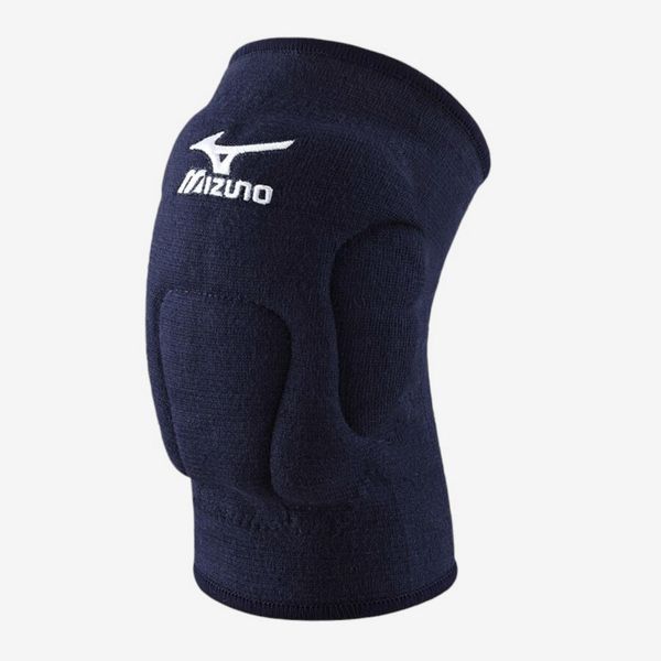 Nakolanniki siatkarskie Mizuno VS1. Brązowe bluzki sportowe damskie Mizuno, l, z dzianiny, bez kołnierzyka, bez ramiączek. Za 129.99 zł.