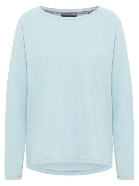 ELBSAND Koszulka "Tira" w kolorze błękitnym rozmiar: S. Niebieskie bluzki damskie ELBSAND, s, bez wzorów, z bawełny, bez kołnierzyka. Za 91.34 zł.