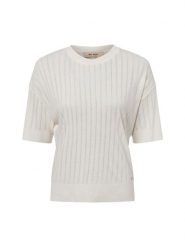 MOS MOSH Koszulka - MMSwann Kobiety Sztuczne włókno biały, XS. Białe t-shirty damskie Mos Mosh, xs, bez wzorów, z włókna, bez kołnierzyka. Za 299.95 zł.