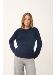 Just Cashmere Kaszmirowy sweter "Emma" w kolorze granatowym rozmiar: L. Niebieskie swetry klasyczne damskie Just Cashmere, l, z kaszmiru, bez kołnierzyka. Za 524.62 zł.