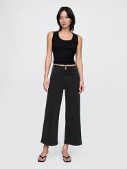 GAP Dżinsy - Comfort fit - w kolorze czarnym rozmiar: W31. Czarne jeansy damskie GAP, z podwyższonym stanem. Za 164.95 zł.