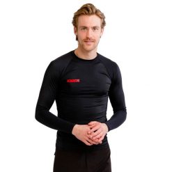 Koszulka z długim rękawem Jobe Sports Rash Guard. Czarne koszulki męskie z długim rękawem JOBE, ze skóry. Za 199.00 zł.