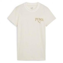 Koszulka sportowa damska Puma Squad Tee. Brązowe bluzki sportowe damskie Puma, s, bez wzorów, bez ramiączek. Za 168.00 zł.