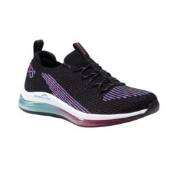 Buty sportowe Damskie Skechers. Czarne buty sportowe na co dzień damskie Skechers, bez wzorów. Za 266.99 zł.