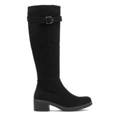 Kozaki Clara Barson. Czarne kozaki damskie Clara Barson, bez obcasa, na słupku. Za 179.99 zł.