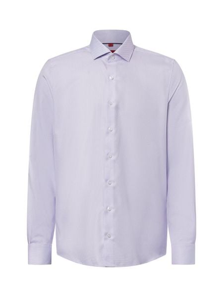 Finshley & Harding koszula biznesowa - non-iron Mężczyźni Slim Fit Bawełna różowy|niebieski, 44. Czerwone koszule męskie Finshley & Harding, m, bez wzorów, z bawełny, bez kołnierzyka, bez ramiączek. Za 229.95 zł.