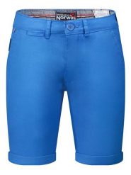 Geographical Norway Bermudy "Pacidor" w kolorze niebieskim rozmiar: L. Niebieskie szorty męskie Geographical Norway, bez wzorów, z bawełny. Za 100.99 zł.