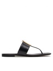 Tory Burch Japonki 154236 Czarny. Czarne klapki damskie Tory Burch, bez wzorów, ze skóry, bez obcasa. Za 1,079.00 zł.