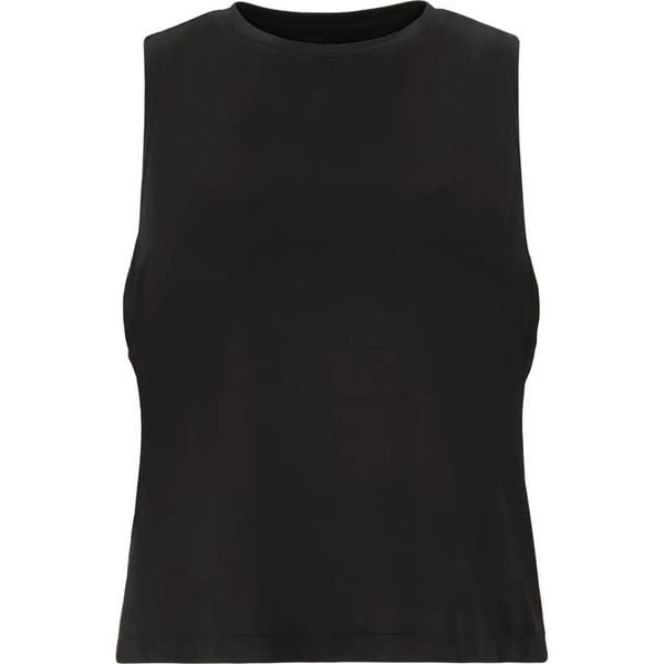 Damski tank top Athlecia Pacy. Czarne topy damskie Athlecia, bez wzorów, bez kołnierzyka. Za 105.00 zł.