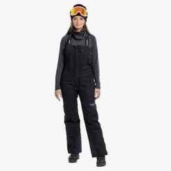 Spodnie narciarskie Kobieta Swedemount Cervinia Bib Pants wodoodporne. Czarne spodnie materiałowe damskie SWEDEMOUNT, bez wzorów, sportowe. W wyprzedaży za 522.00 zł.