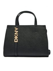 DKNY Torebka Avril R43EYG56 Czarny. Czarne torebki klasyczne damskie DKNY, bez wzorów, ze skóry, bez dodatków. Za 799.99 zł.