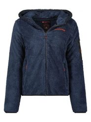 Canadian Peak Kurtka polarowa "Ulebeak" w kolorze granatowym rozmiar: L. Niebieskie kurtki damskie Canadian Peak, l, bez wzorów, z polaru, bez kaptura. Za 161.73 zł.