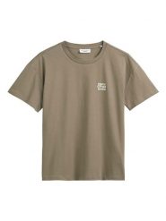 Marc O´Polo Koszulka w kolorze khaki rozmiar: XXL. Brązowe bluzki damskie xxl, bez wzorów, z bawełny, bez kołnierzyka, bez ramiączek. Za 96.60 zł.