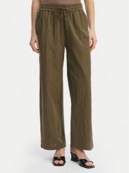 ONLY Spodnie materiałowe Tizana 15319090 Zielony Regular Fit. Zielone spodnie materiałowe damskie Only, bez wzorów, z bawełny. Za 149.99 zł.