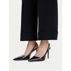 Szpilki Nine West. Czarne szpilki Nine West, bez wzorów, bez obcasa. Za 229.99 zł.