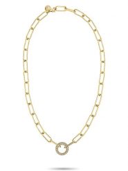 Tamaris Naszyjnik z cyrkoniami - dł. 45 cm rozmiar: onesize. Naszyjniki damskie Tamaris, ze stali. Za 130.99 zł.