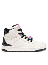Geox Sneakersy J Washiba Girl J66HXI 000BC C0404 M Biały. Białe buty sportowe dziewczęce Geox, bez wzorów, ze skóry, bez zapięcia. Za 299.99 zł.