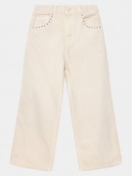 Guess Jeansy J4RB08 WFUL0 Beżowy Relaxed Fit. Brązowe spodnie dziewczęce Guess, z bawełny. Za 129.99 zł.