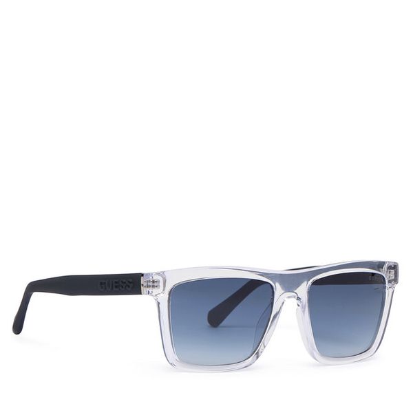 Okulary przeciwsłoneczne Guess. Niebieskie okulary przeciwsłoneczne męskie Guess. Za 289.99 zł.