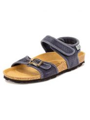 Natural world Sandały w kolorze granatowym rozmiar: 30. Niebieskie sandały damskie natural world, bez wzorów, bez obcasa. Za 121.99 zł.