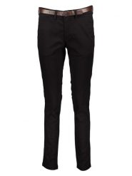 Jack & Jones Spodnie chino "Pstmarco" w kolorze czarnym rozmiar: W30/L32. Czarne spodnie materiałowe męskie Jack & Jones, bez wzorów, ze skóry. Za 113.99 zł.