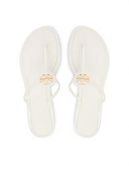 Tory Burch Japonki Mini Miller Jelly 166808 Biały. Białe klapki damskie Tory Burch, bez wzorów, z syntetyku, bez obcasa. Za 709.99 zł.