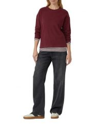 S.Oliver Bluza w kolorze bordowym rozmiar: 36. Czerwone bluzy bez kaptura damskie S.Oliver, s. Za 90.95 zł.