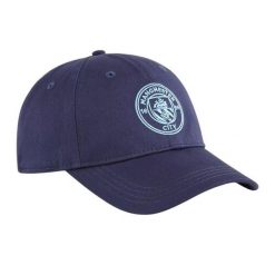 Czapka Z Daszkiem Manchester City FC. Niebieskie czapki z daszkiem damskie Puma, bez wzorów. Za 129.99 zł.