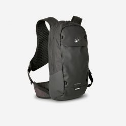 Plecak z bukłakiem na rower MTB Rockrider 12 l / 2 l wody. Czarne plecaki męskie ROCKRIDER, bez wzorów, z materiału. Za 269.99 zł.