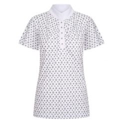 Damska koszulka do jazdy konnej Imperial Riding Roxy AOP. Białe t-shirty damskie IMPERIAL RIDING, bez wzorów, bez kołnierzyka. Za 216.00 zł.