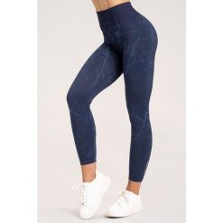Legginsy fitness damskie Gym Glamour marble. Niebieskie legginsy damskie GYM GLAMOUR, l, bez wzorów. Za 159.99 zł.