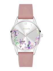 Tamaris Zegarek kwarcowy w kolorze jasnoróżowym rozmiar: onesize. Różowe, analogowe zegarki damskie Tamaris, metalowe. Za 108.99 zł.