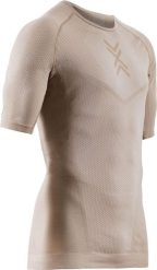 Koszulka męska X-Bionic XCEED RUN SHIRT SAND/DARK SAND M101. Brązowe t-shirty sportowe męskie X BIONIC, l, z materiału, bez ramiączek, do biegania. Za 273.55 zł.
