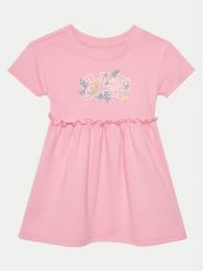 Gap Sukienka codzienna 736116-00 Różowy Regular Fit. Czerwone sukienki dziewczęce GAP, bez wzorów, z bawełny, bez ramiączek. Za 89.99 zł.