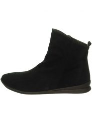 Think! Skórzane botki w kolorze czarnym rozmiar: 39,5. Czarne botki damskie Think!, bez obcasa, bez zapięcia. Za 330.97 zł.