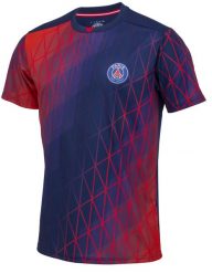 Koszulka treningowa PSG męska. Czerwone t-shirty sportowe męskie PSG, m, z materiału, bez ramiączek, na fitness i siłownię. Za 139.99 zł.