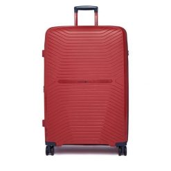 Walizka duża Beverly Hills Polo Club. Czerwone walizki Beverly Hills Polo Club, bez wzorów, duże. Za 399.99 zł.